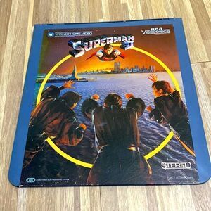 RCA Superman The Movie Part 1 of 2 Disc CED Selectavision Video Disc wall Art